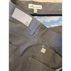 Peter Millar EB66 Performance Pants Mens 35/34 Grey Five Pocket Golf Trousers